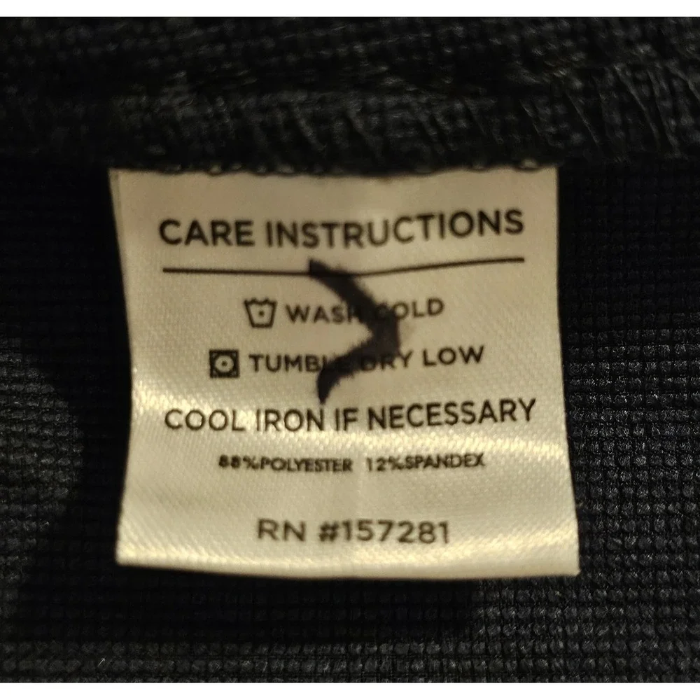 Mizzen + Main Helmsman Chino Pant Size 38x32 Black Slim Fit Performance